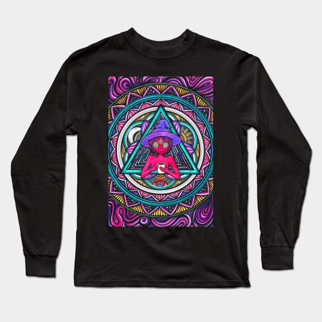 clancy Midnight Gospel in Mandala Long Sleeve T-Shirt by asiancoffeegirl